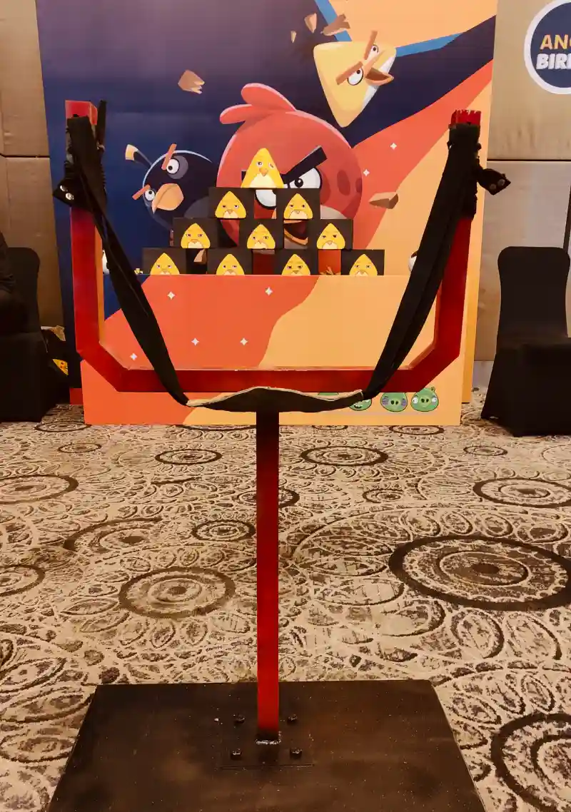 Angry Bird Game for big party games rental in Mumbai