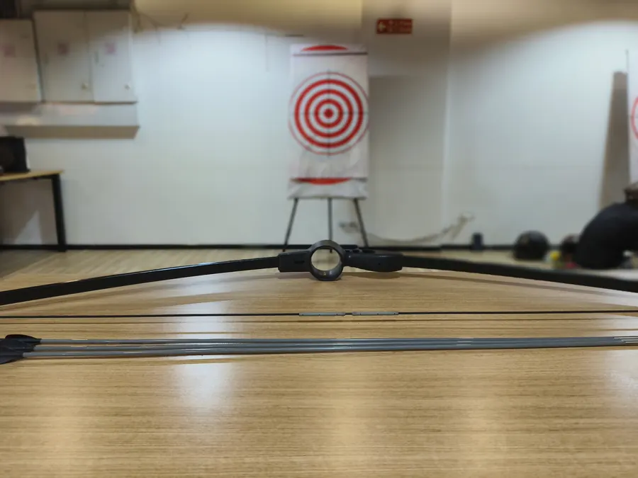 Close view of archery game arranged at a Kanpur venue
