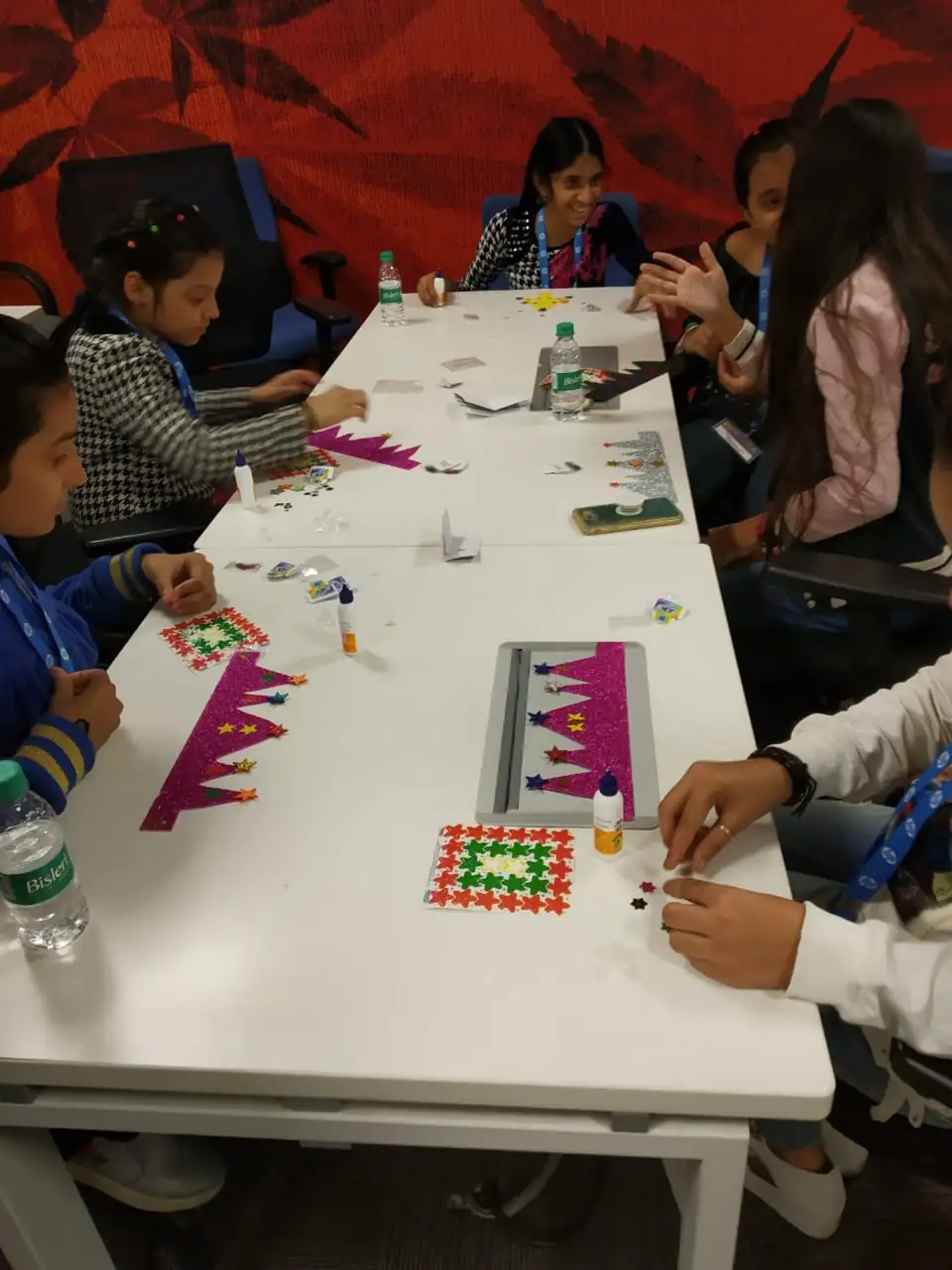 Creative paper craft workshop for children and families