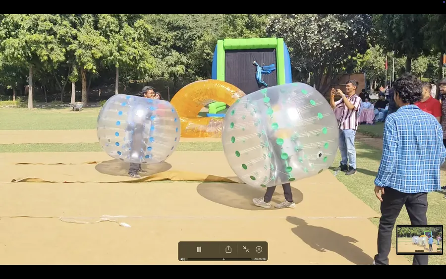 Body Zorbing rental setup for parties and corporate events in Kanpur