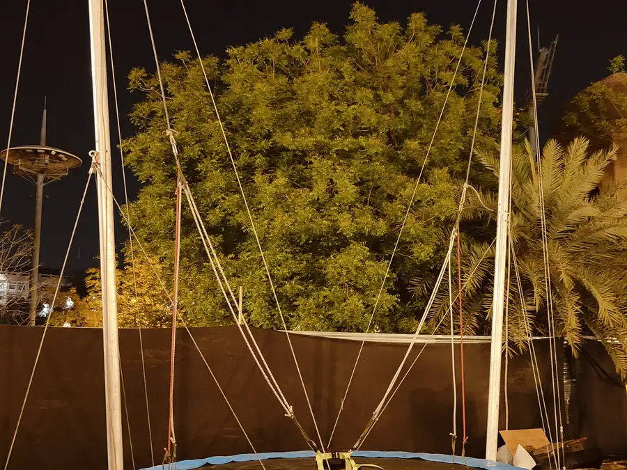 Bungee Jumping Game setup prepared for an event in Chandigarh