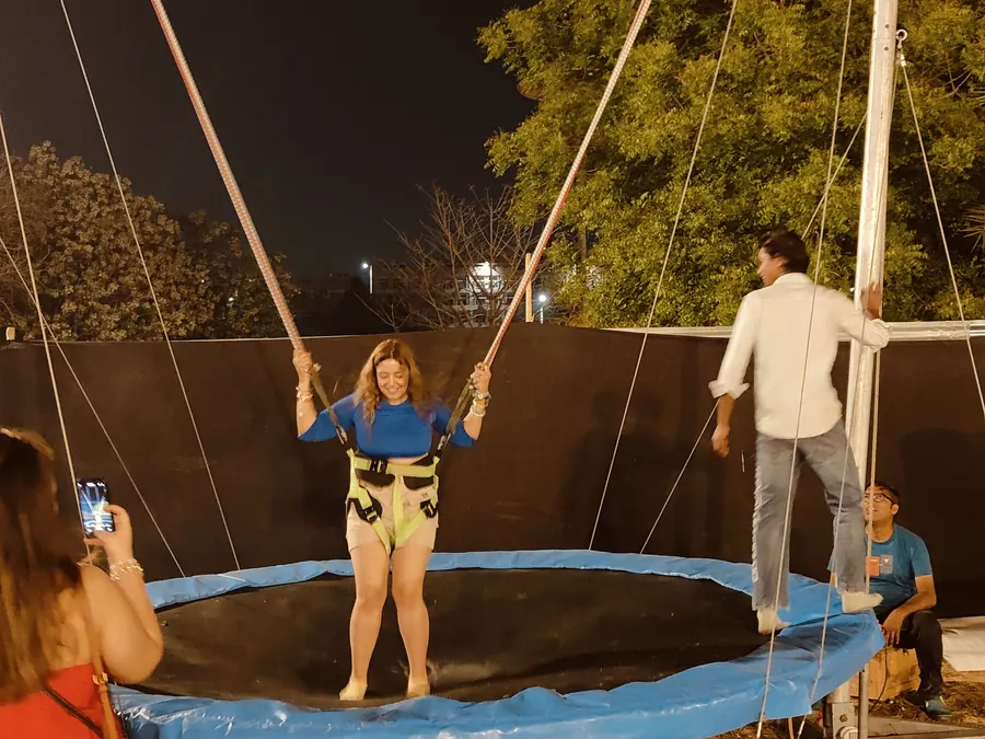 Bungee Jumping Game rental setup for parties and corporate events in Chandigarh