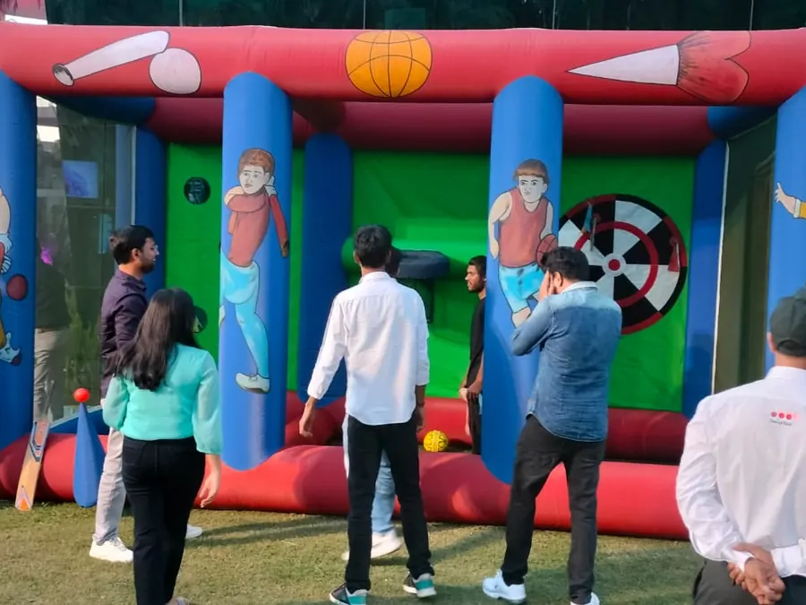 Carnival Games setup prepared for an event in Goa