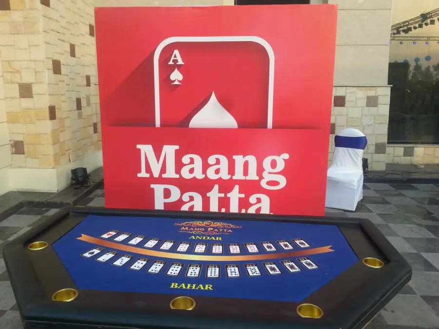 Close view of casino table game arranged at a Chandigarh venue