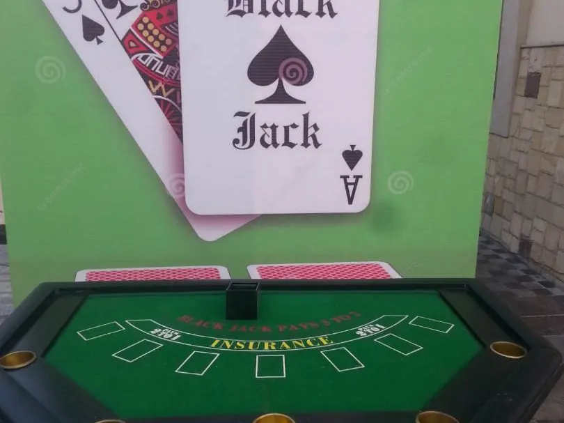 Event-ready casino table game setup by Page One Memories in Chandigarh