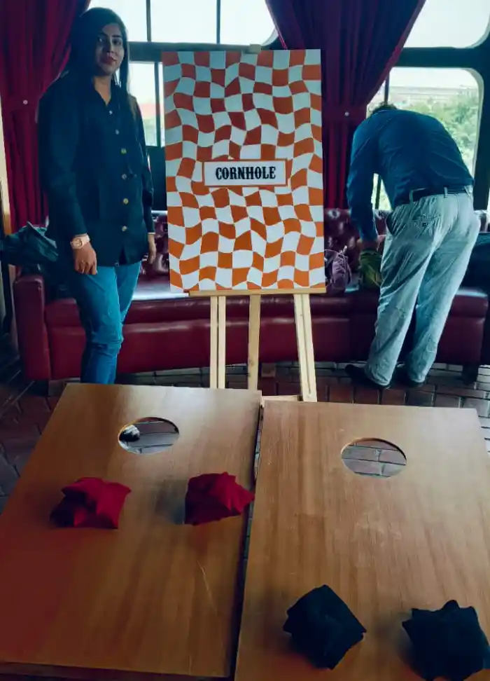Cornhole Game on Rent in Mumbai