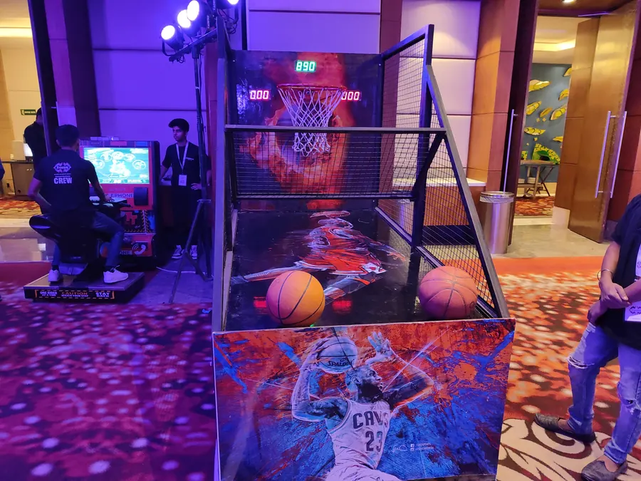 Electronic Basketball Game rental setup for parties and corporate events in Chandigarh