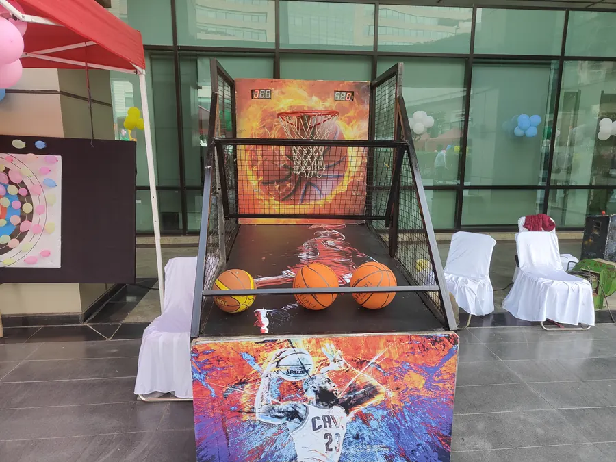 Electronic Basketball Game game zone ready for guest engagement in Chandigarh