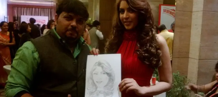Caricature Artist entertainment service for events in Gurgaon