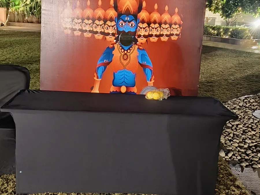 Feed the Character Game rental setup for parties and corporate events in Jaipur