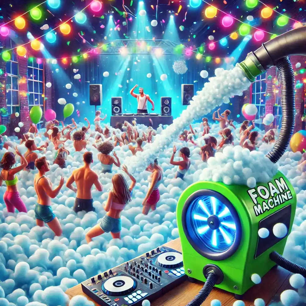 water pool, water bouncy, foam machine, rain dance, water pool rental, foam machine rental, rain dance setup, water party equipment, summer party rentals