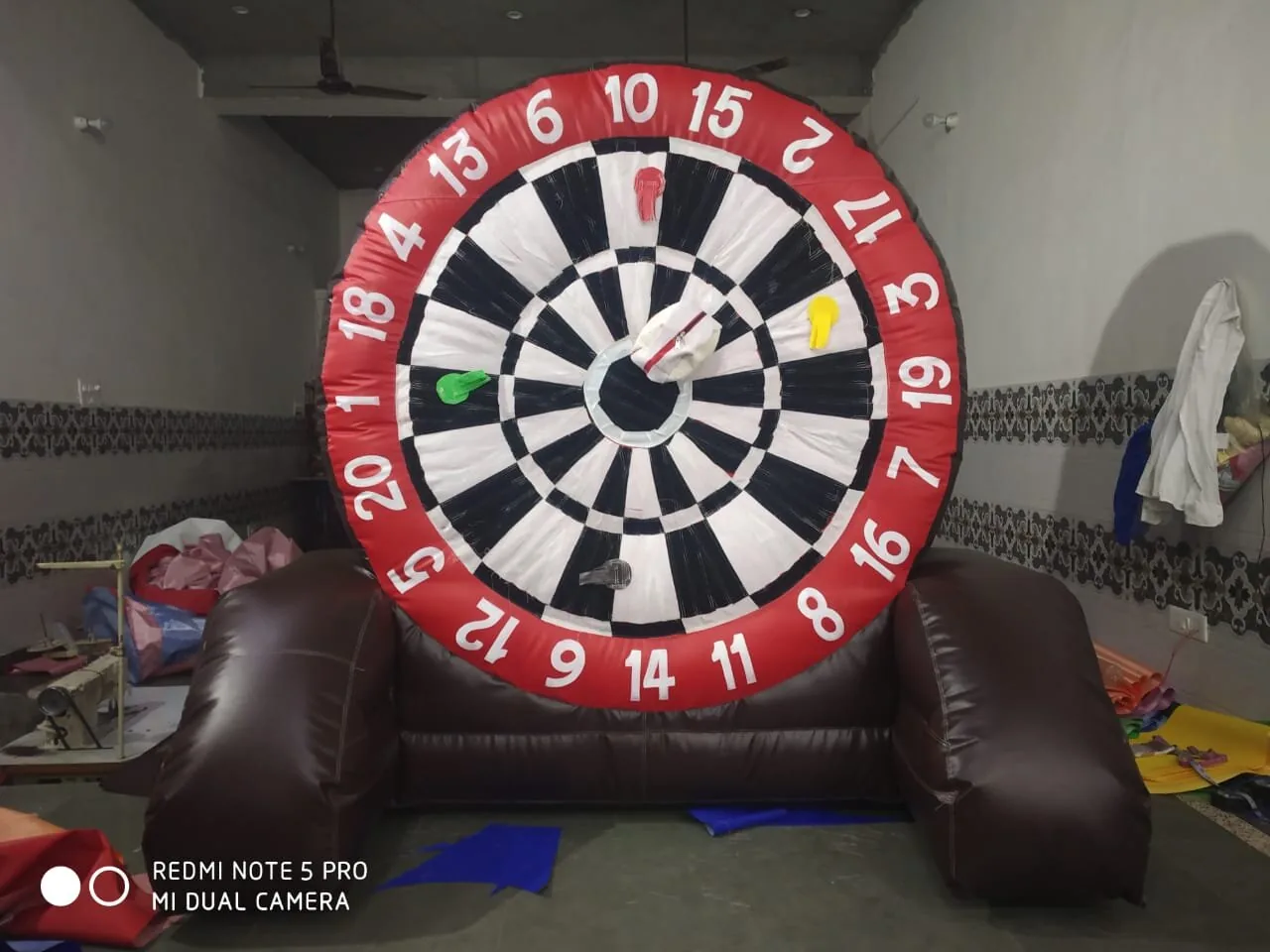 Close view of an inflatable Foot Dart target available in Mumbai