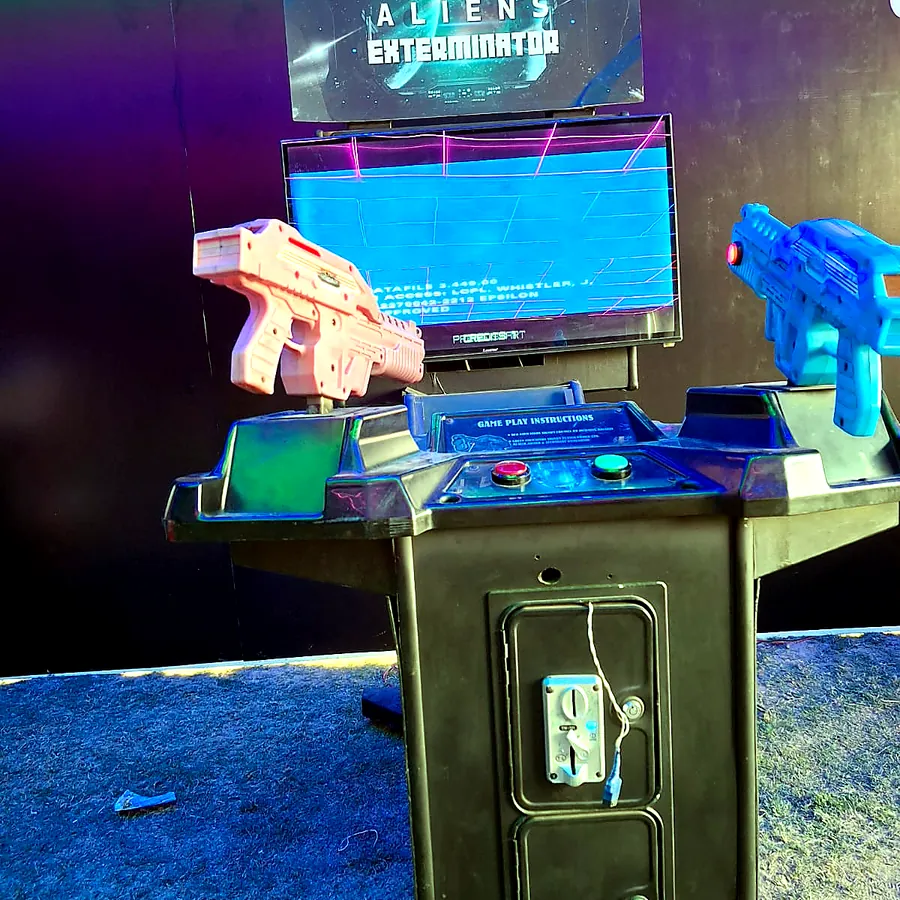 Alien Shooting Game for big party games rental in Goa