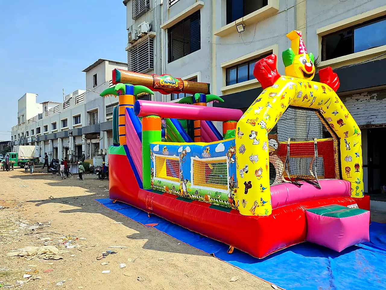 Bouncy inflatable rental for kids events in Goa