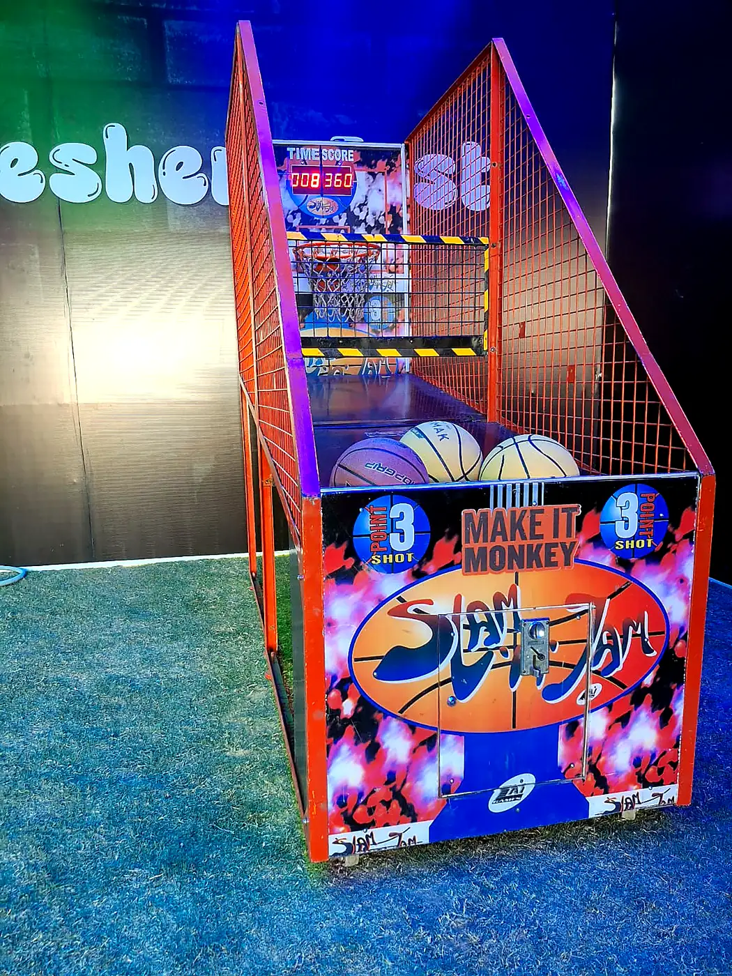 Electronic basketball arcade game rental in Goa
