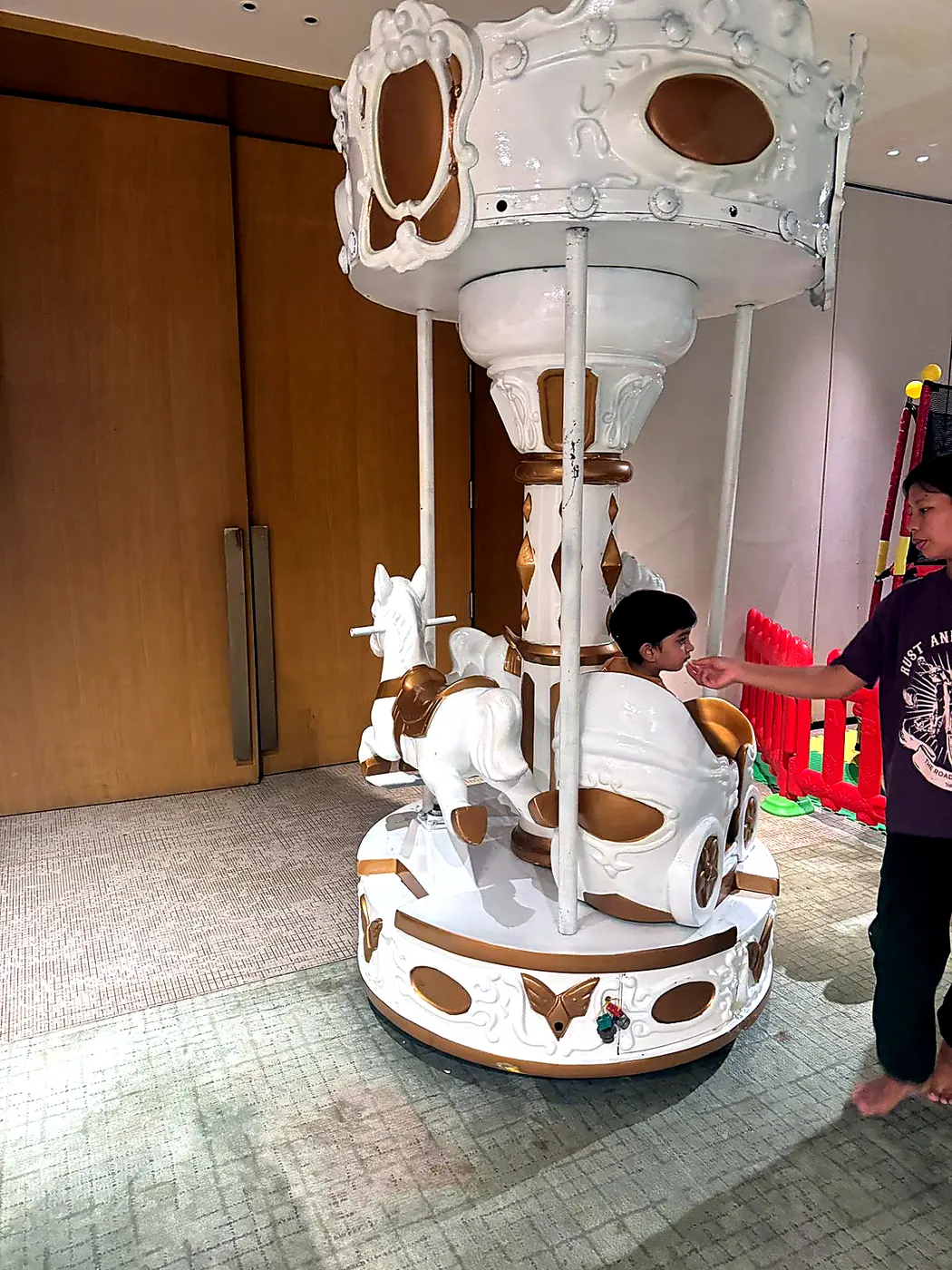 Merry go round ride rental for children events in Goa