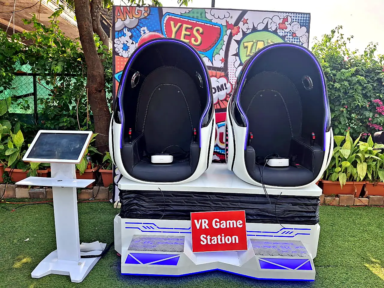VR game station rental in Goa