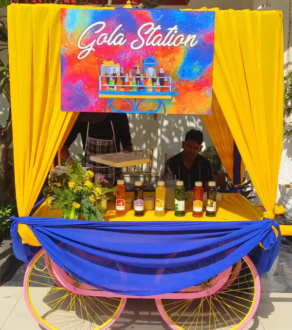 Gola & Chuski Stall setup for weddings, parties and corporate events in Gurgaon