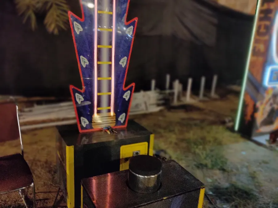 Event-ready hammer arcade game setup by Page One Memories in Chandigarh