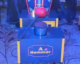 Book hammer arcade game for parties, school fests & corporate events in Delhi