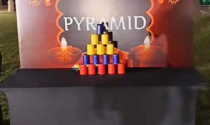 Hit the pyramid carnival game on rent in Mumbai