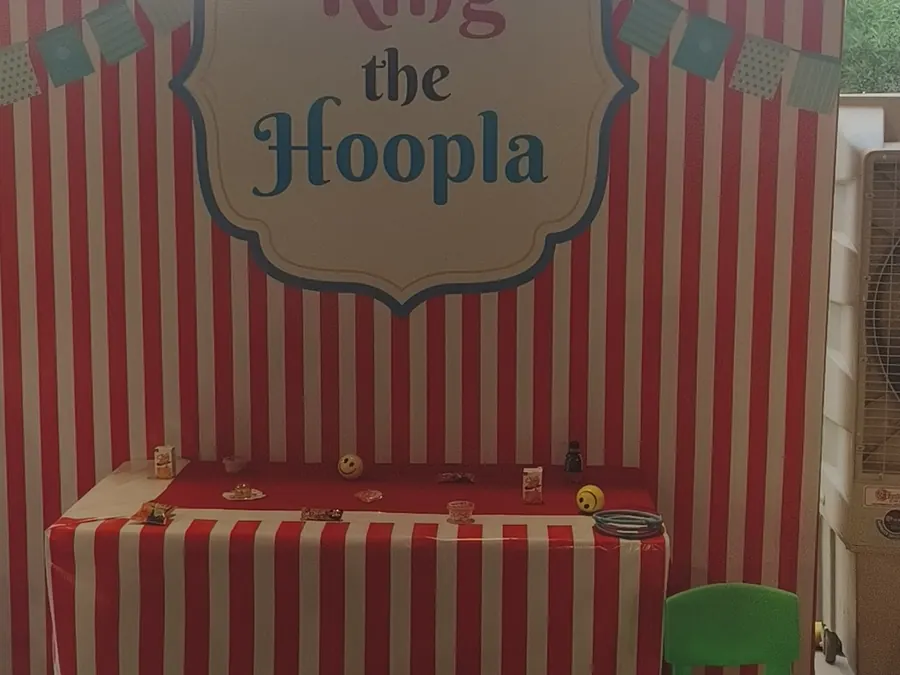 Hoopla Game setup prepared for an event in Jaipur
