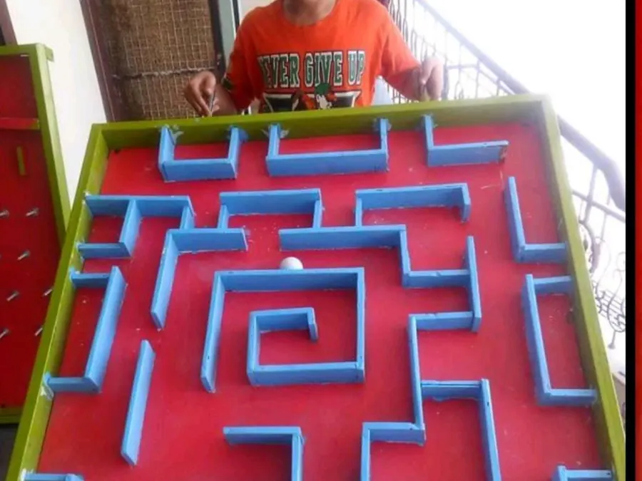 Maze Game setup prepared for an event in Mumbai