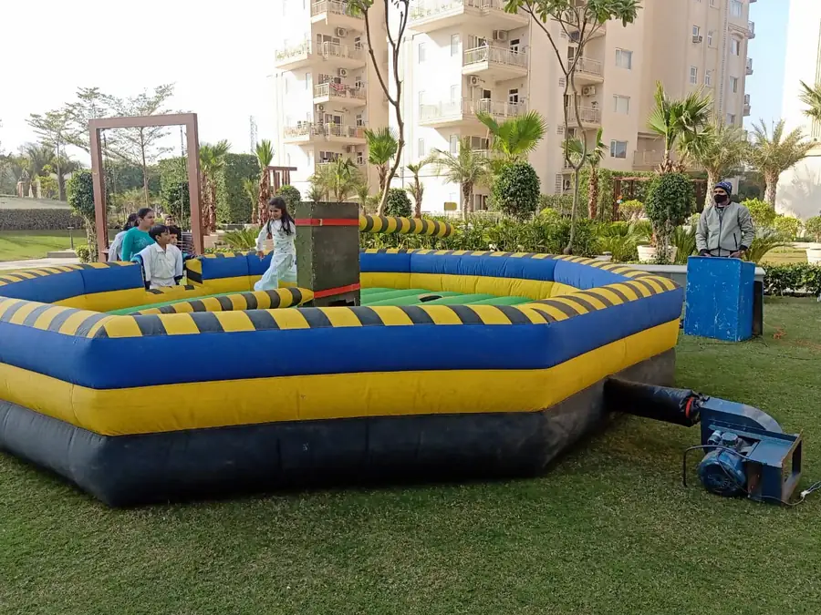 Close view of meltdown game arranged at a Mumbai venue