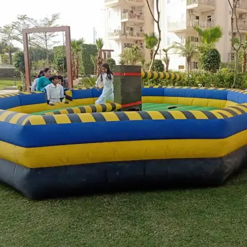Event-ready meltdown game setup by Page One Memories in Mumbai