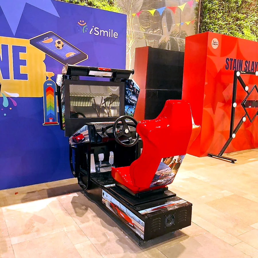 Car race arcade game for Mumbai events Car race arcade game for Mumbai events