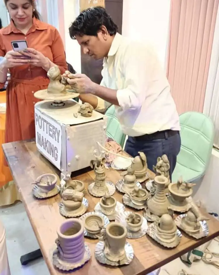 pottery artists, clay art pottery Gurgaon