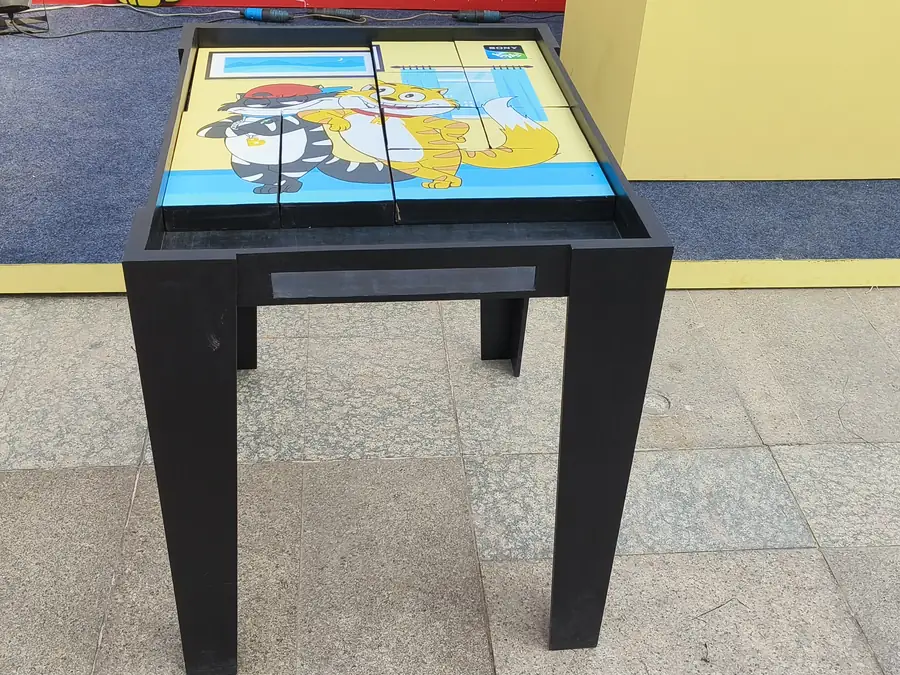 Close view of puzzle game arranged at a Chandigarh venue