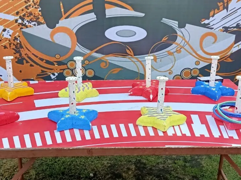 Ring Toss Game setup prepared for an event in Mumbai