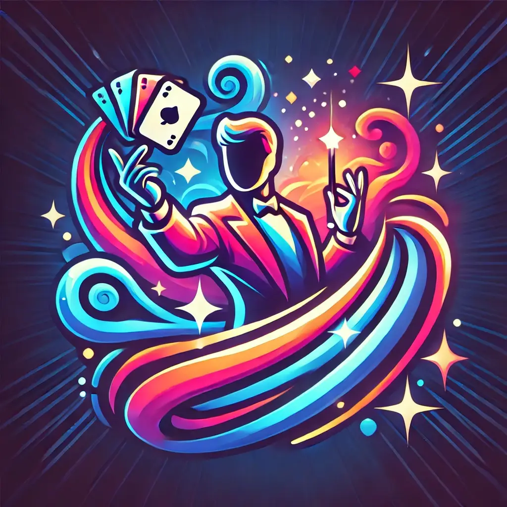 Roving Magician artist setup for an event in Goa
