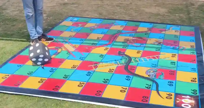 Snake and Ladder Game rental for games to play for office party