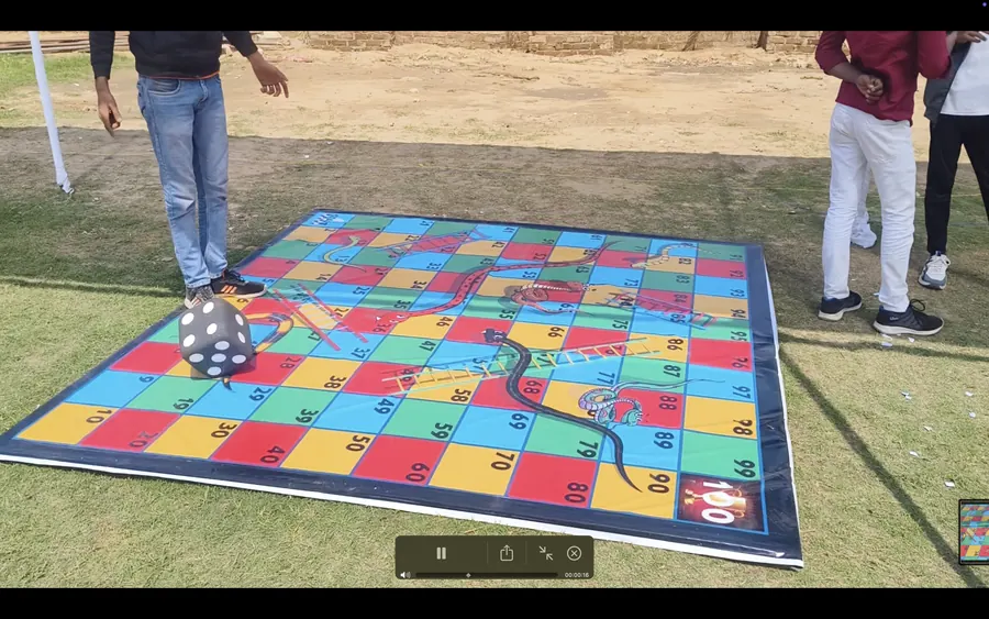 Snake and Ladder Game game zone ready for guest engagement in Mumbai