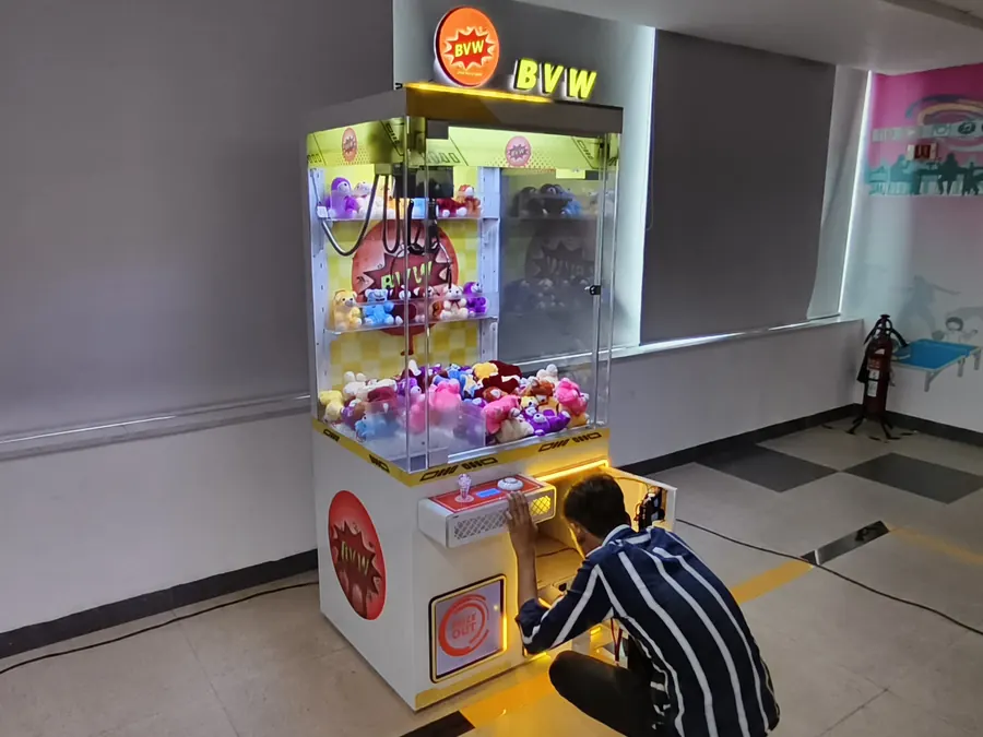 Toy Claw Machine rental setup for parties and corporate events in Mumbai