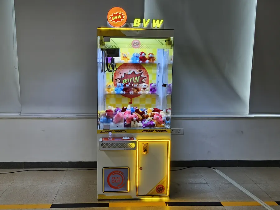 Toy Claw Machine game zone ready for guest engagement in Mumbai