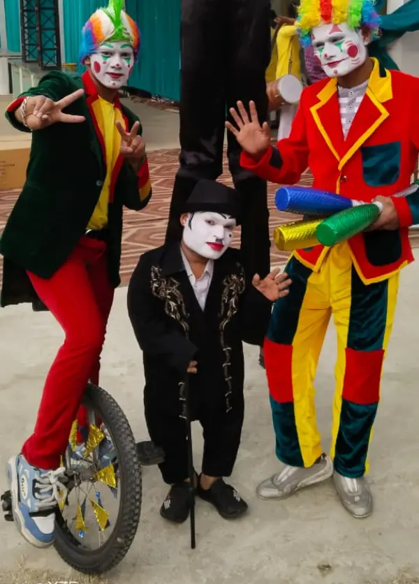 Unicyclist entertainment service for events in Gurgaon
