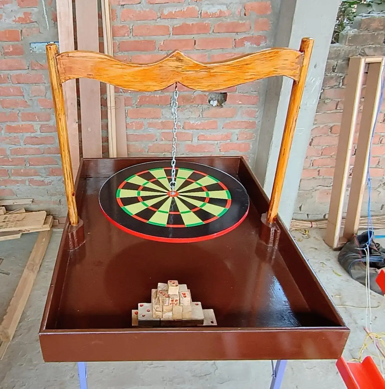 Block Balancing Game wooden game on rent in Gurgaon