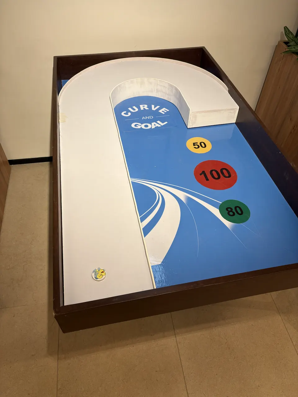 Curve and Goal wooden game on rent in Gurgaon