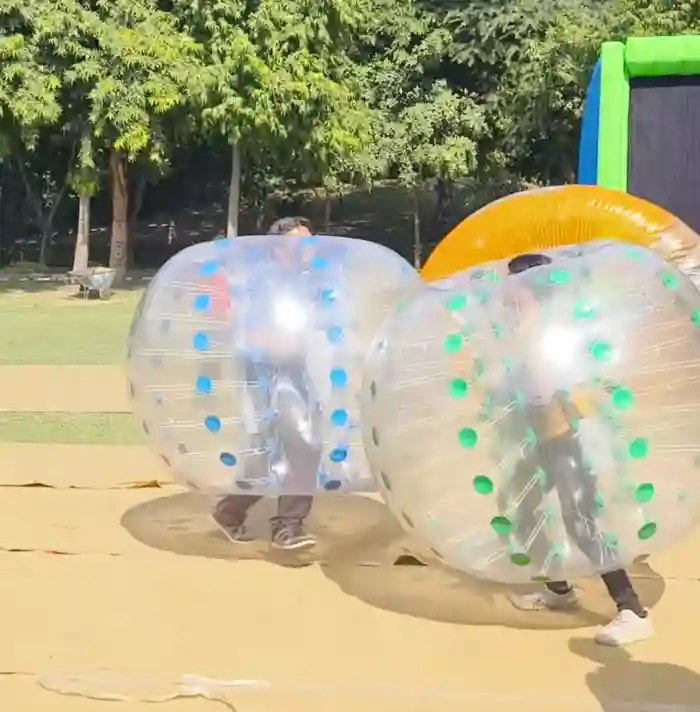 zorbing Gurgaon, inflatable zorb ball rental, zorbing ball India, waterzorb event games, inflatable games Gurgaon